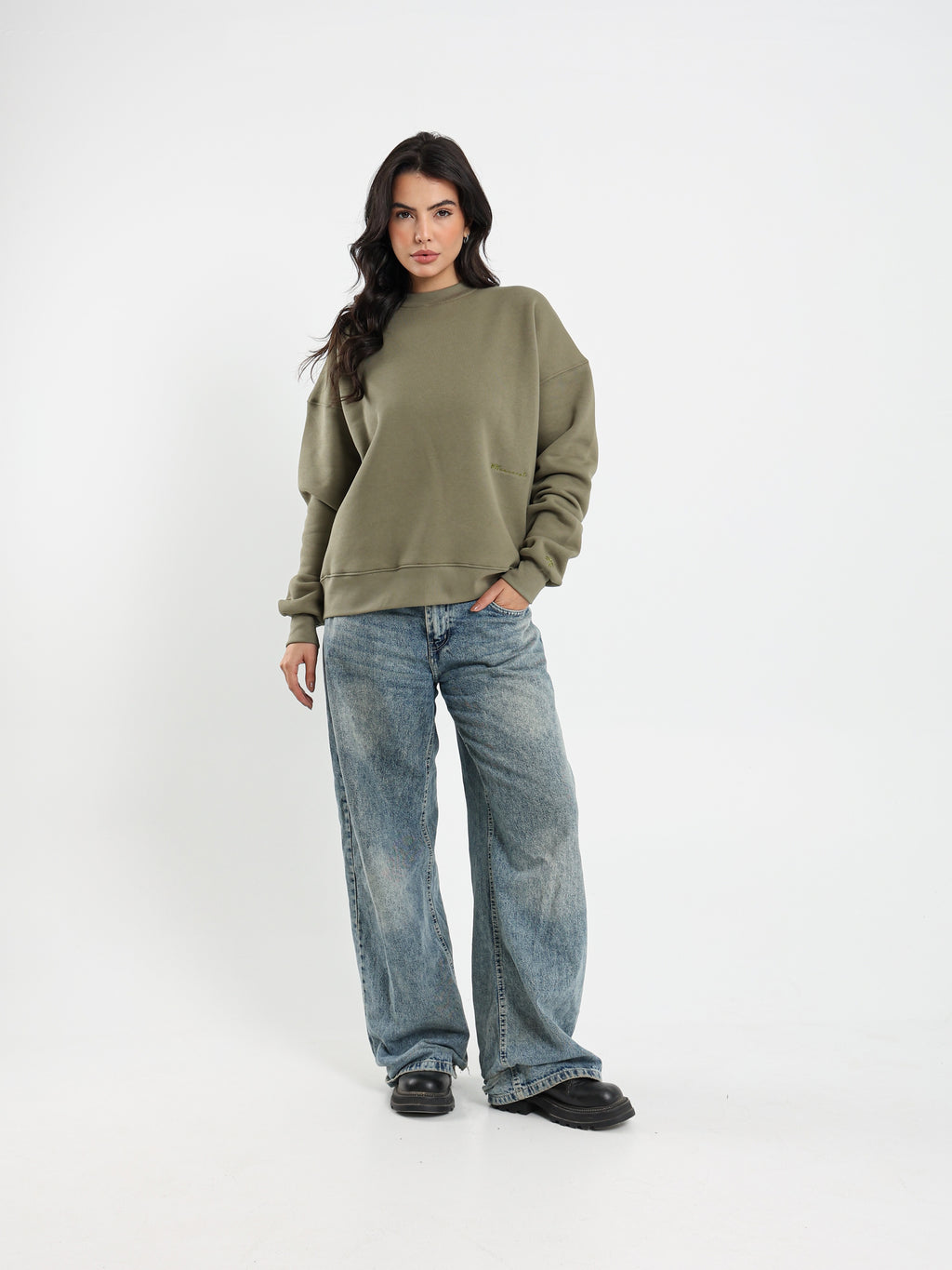 NOY CLASSIC CREWNECK - OLIVE