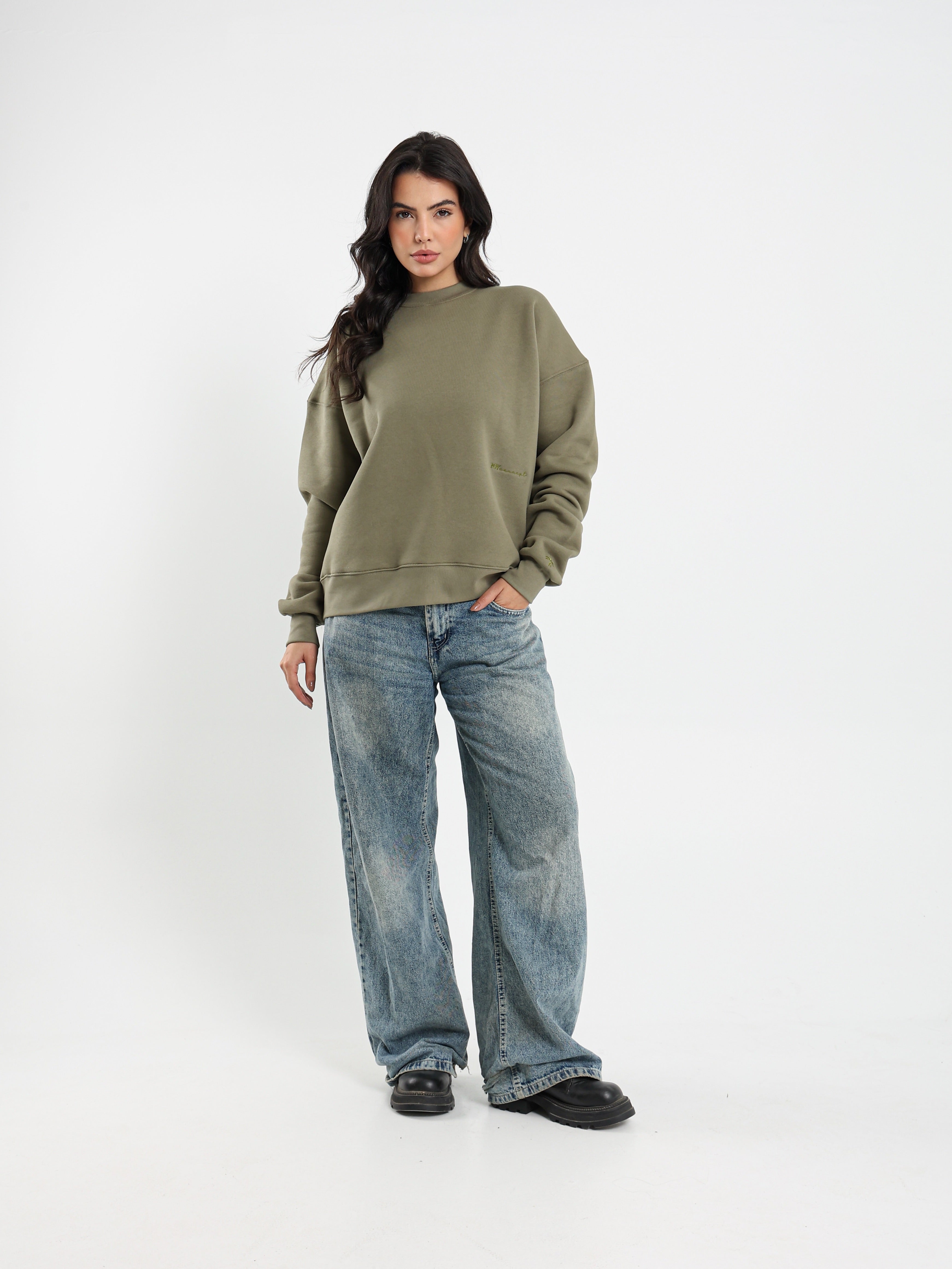 NOY CLASSIC CREWNECK - OLIVE